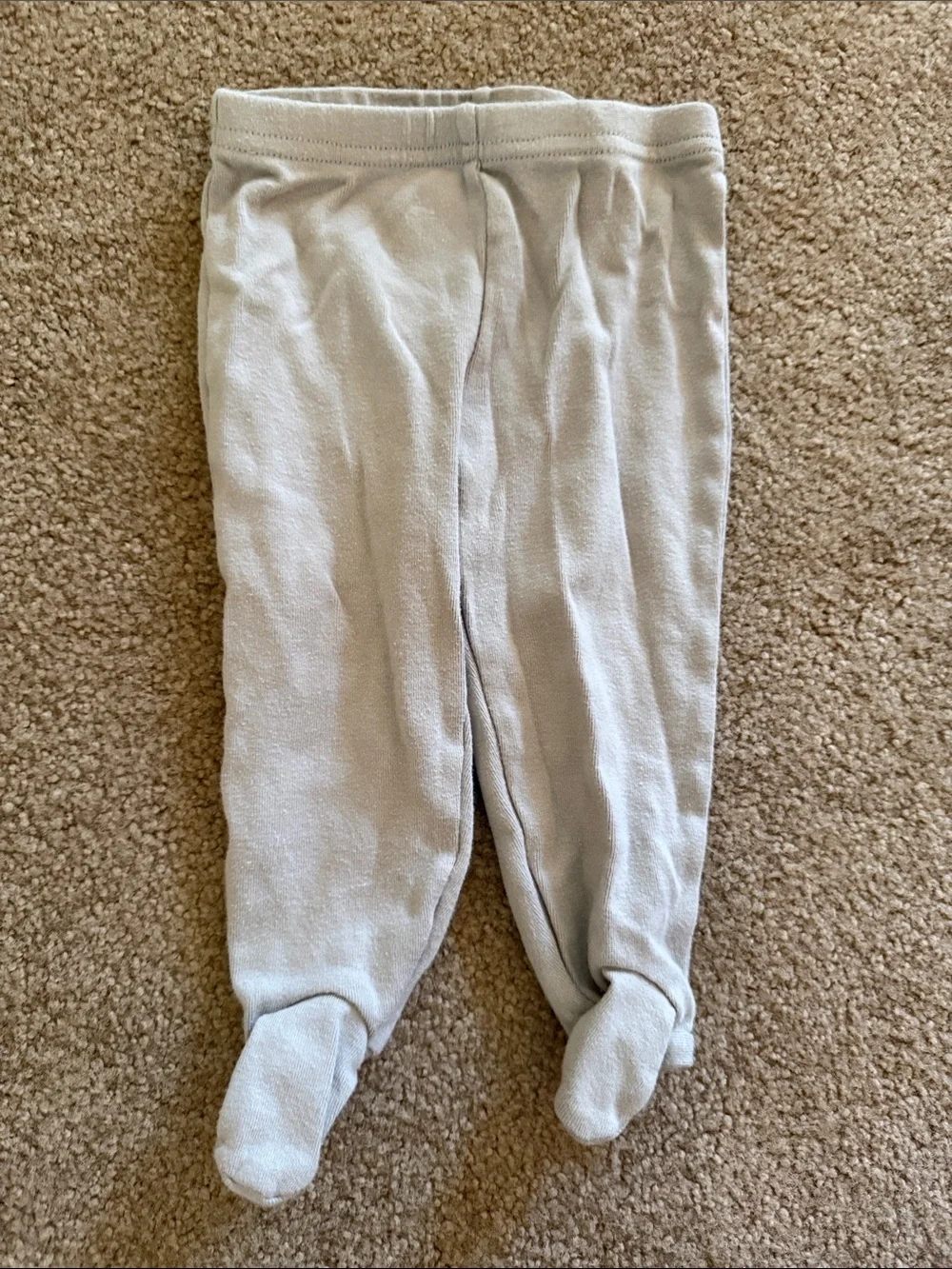 Carter's Light Gray Footed Baby Pants